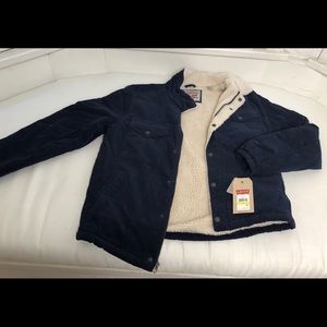 Levi’s Corduroy Faux Shearling Trucker Jacket